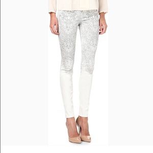 J BRAND Camelot White Ombré Jeans 28